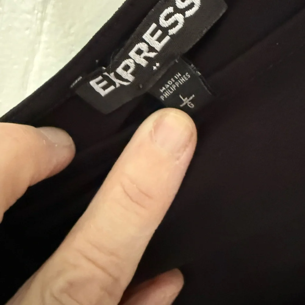 Express Classic Black Jumpsuit - Picture 2 of 3